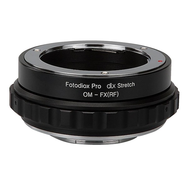 Fotodiox 35 mm DLX Stretch Lens Mount Adapter for Olympus Zuiko SLR to Fujifilm Fuji X-Series - OM-FXRF-DLX-STRETCH