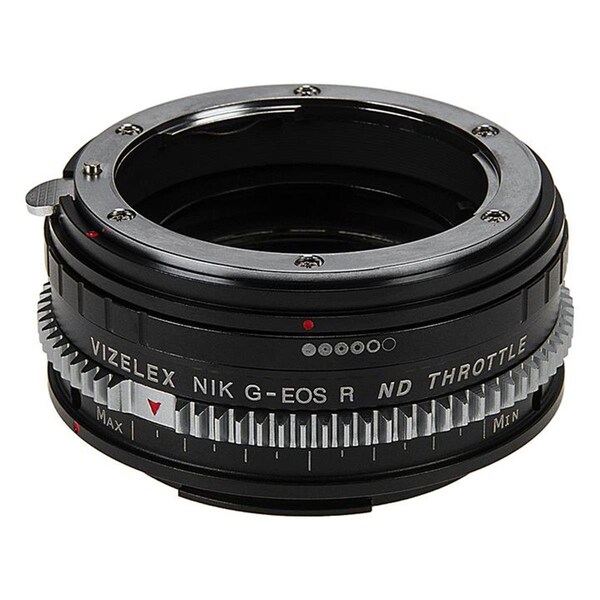 Fotodiox Vizelex Cine ND Throttle Lens Mount Adapter for Nikon Nikkor - NIKG-EOSR-NDTHRTL-CINE