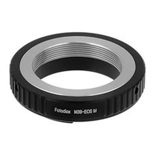 Fotodiox Lens Mount Adapter - M39-L39 Screw Mount SLR Lens To Canon EOS M Mirrorless Camera Body - M39-EOSM
