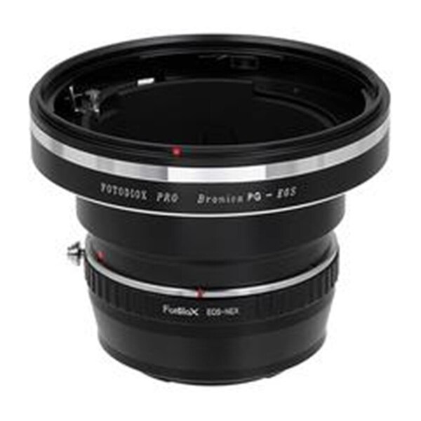 Fotodiox Pro Lens Mount Adapter - Bronica GS-1 Mount SLR Lens To Sony Alpha E-Mount Mirrorless Camera Body - PG-EOS-SNYE-P