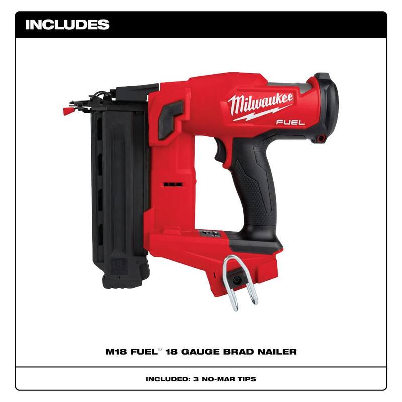 Milwaukee M18 FUEL Clavadora inalámbrica de 18 calibres, clavadora para enmarcar de 30 grados de 3-1/2 pulgadas, batería de 2.0 Ah M18, batería de 5.0 Ah XC M18 - 2746-20-48-11-1820-2745-20-48-11-1850