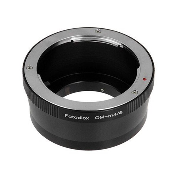 Fotodiox Lens Mount Adapter - Olympus Zuiko 35 mm SLR Lens To Micro Four Thirds Mount Mirrorless Camera Body - OM-MFT
