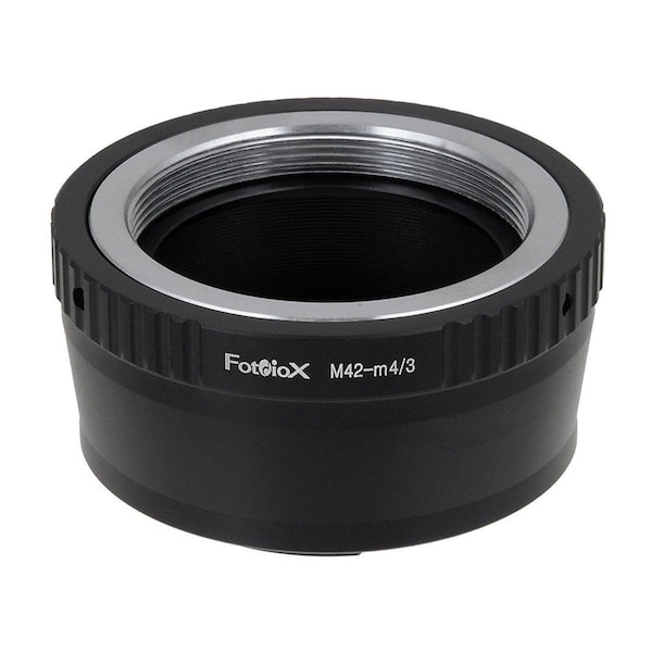 Fotodiox Lens Mount Adapter - M42 Screw Mount SLR Lens To Micro Four Thirds Mount Mirrorless Camera Body - M42-MFT