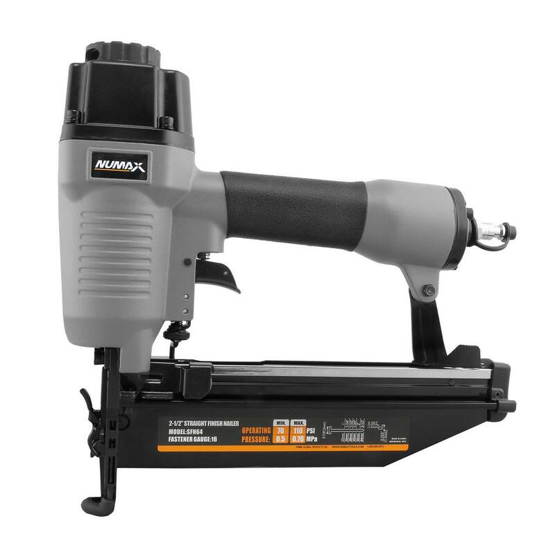 
Clavadora de acabado recta de 16 calibres y 2-1/2 pulgadas NuMax Pneumatic - SFN64