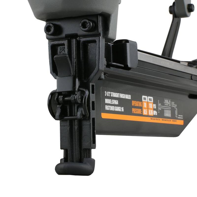 
Clavadora de acabado recta de 16 calibres y 2-1/2 pulgadas NuMax Pneumatic - SFN64