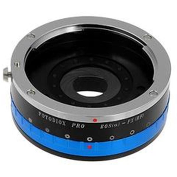Fotodiox Pro Lens Mount Adapter - Canon EOS D-SLR Lens To Fujifilm X-Series Mirrorless Camera Body - EOS-FXRF-P-IRIS