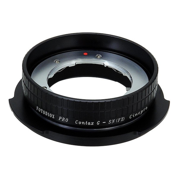 Fotodiox Pro Lens Mount Adapter - Contax G SLR Lens To Sony CineAlta FZ-Mount Camera Bodies - CNTXG-FZ-PRO