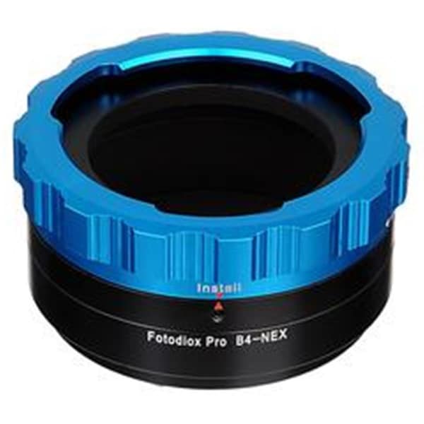 Fotodiox Pro Lens Mount Adapter - B4 ENG Cine Lens To Sony Alpha E-Mount Mirrorless Camera Body - B4-SNYE-P