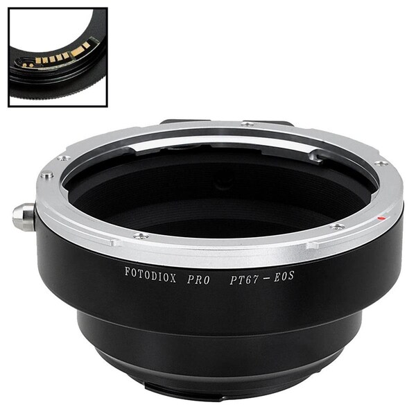 Fotodiox Lens Mount Adapter with Pentax Mount SLR Lens to Canon EOS - P67-EOS-PRO-FC10