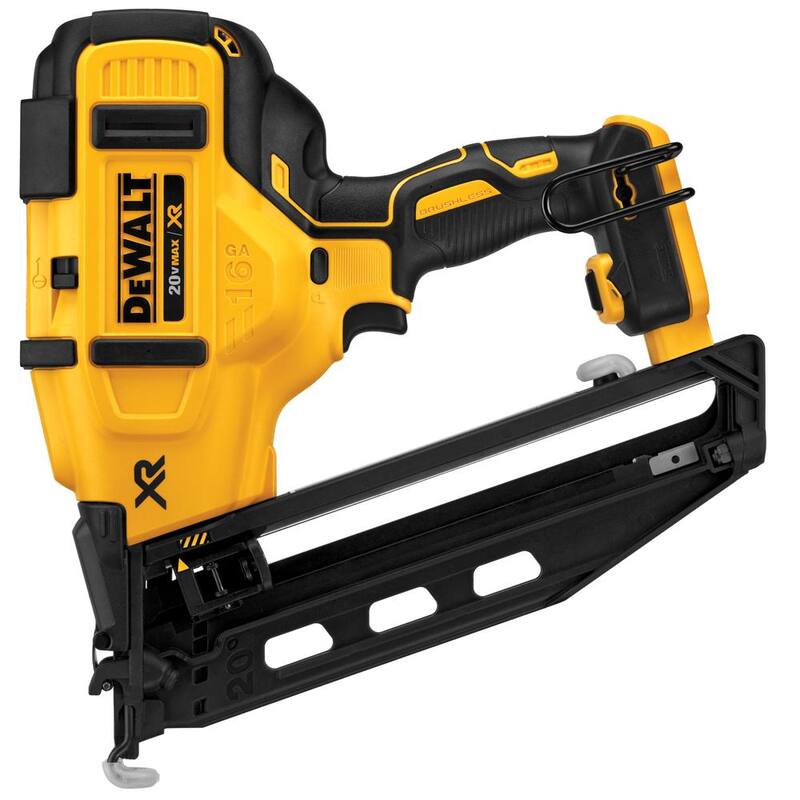 DEWALT 20V MAX XR Clavadora angular inalámbrica de acabado con batería de 3.0Ah y cargador - DCN660BW230C
