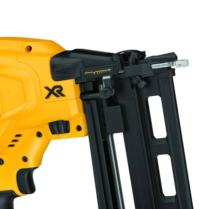 DEWALT 20V MAX XR Clavadora inalámbrica de acabado de 16 calibres de ion de litio, (1) Batería de 3.0Ah y Cargador - DCN662W230C