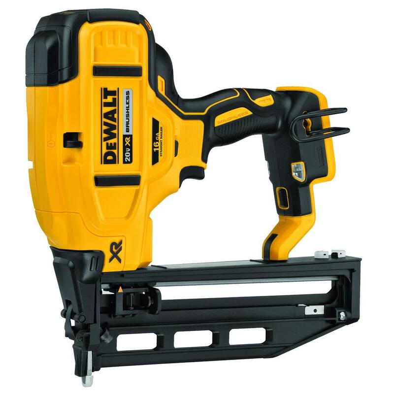 DEWALT 20V MAX XR Clavadora inalámbrica de acabado de 16 calibres de ion de litio, (1) Batería de 3.0Ah y Cargador - DCN662W230C