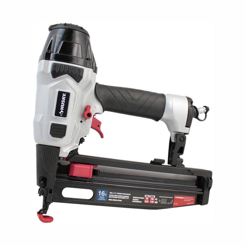 Clavadora de acabado recto de calibre 16 de 2-1/2 pulgadas Pneumatic Husky - DPFN64