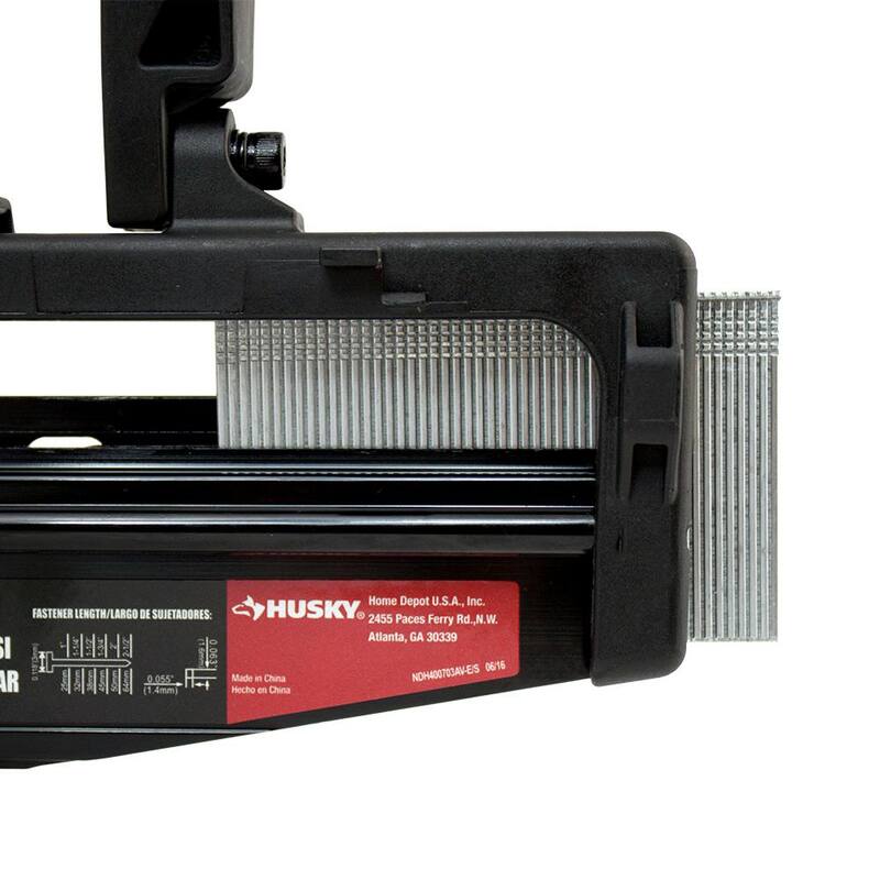 Clavadora de acabado recto de calibre 16 de 2-1/2 pulgadas Pneumatic Husky - DPFN64
