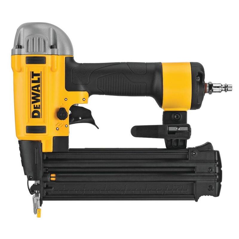 Clavadora neumática de calibre 18 DEWALT con clavos de metal de calibre 18 de 2 pulgadas (2500 por paquete) - DWFP12233W200-2