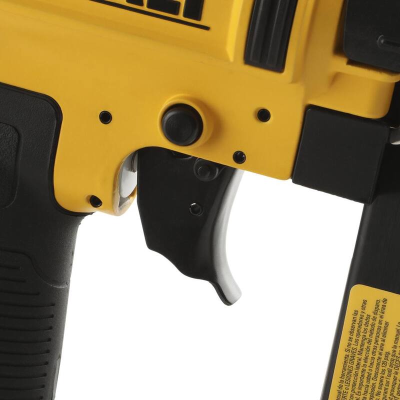 Clavadora neumática de calibre 18 DEWALT con clavos de metal de calibre 18 de 2 pulgadas (2500 por paquete) - DWFP12233W200-2