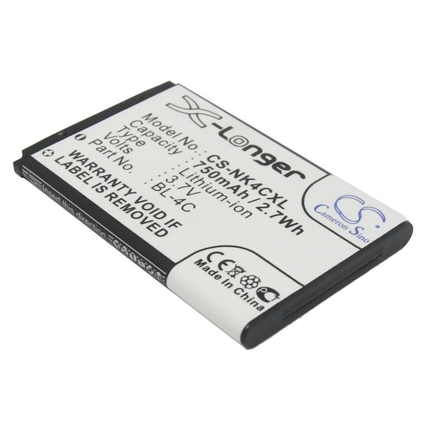 Bsc Preferred Myphone MP-S-A2 750mAh Camera Replacement Battery - CS-NK4CXL.7