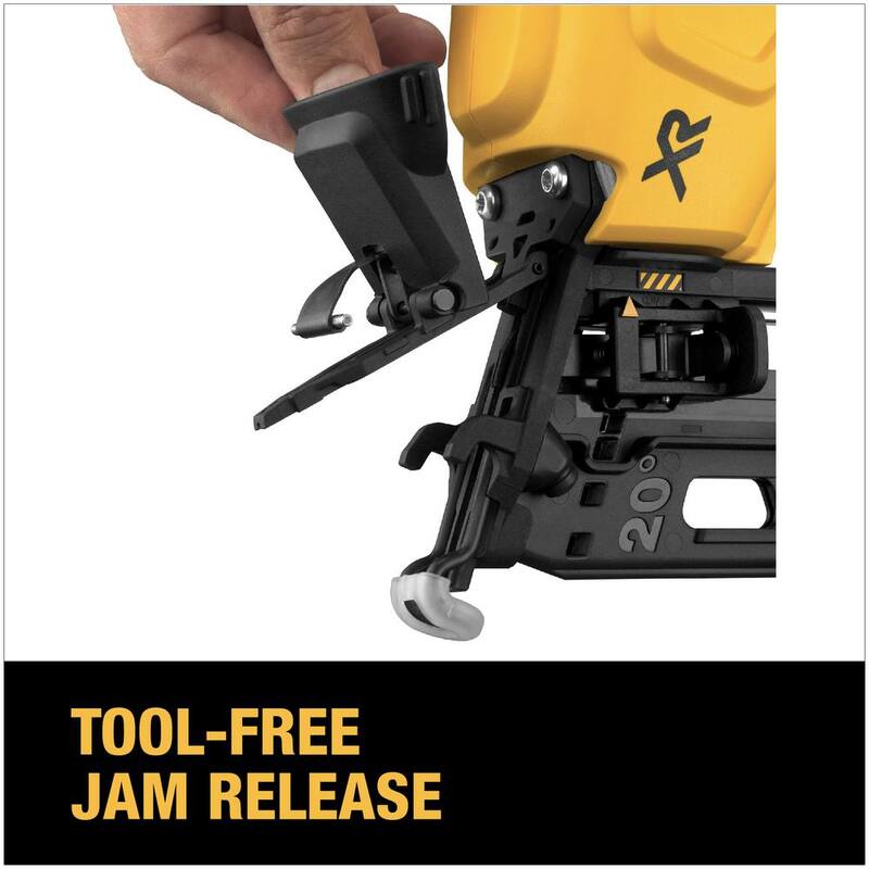 DEWALT 20V MAX XR Clavadora Angular Inalámbrica de Acabado de Calibre 16 con Batería Compacta 4.0Ah 20V MAX - DCN660BWDCB240