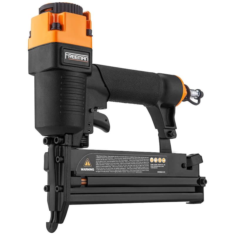 Freeman Pneumático Clavadora de Brad y grapadora de 18 calibres 2 en 1 con sujetadores (400 unidades) - P2-118GNQ