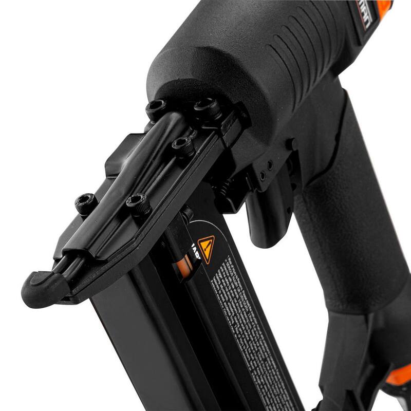 Freeman Pneumático Clavadora de Brad y grapadora de 18 calibres 2 en 1 con sujetadores (400 unidades) - P2-118GNQ