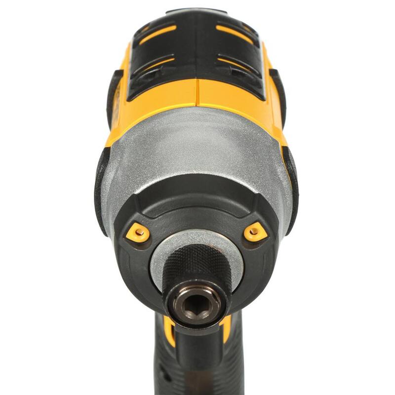 Kit de clavadora inalámbrica DEWALT 20V MAX XR de litio de 18 calibres, 1/4 de pulgada de impacto, (1) batería de 2.0 Ah y cargador - DCN680D1 con DCF885B.