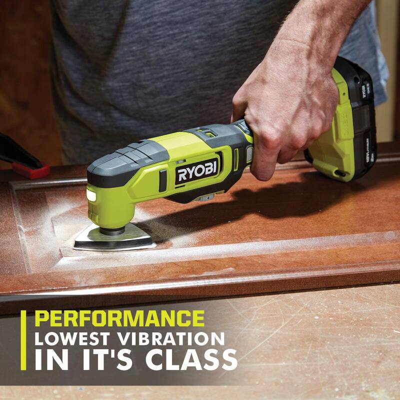 RYOBI ONE+ 18V Clavadora de acabado angulado sin cable AirStrike de calibre 15 con herramienta múltiple inalámbrica (Solo herramientas) - P330-PCL430B