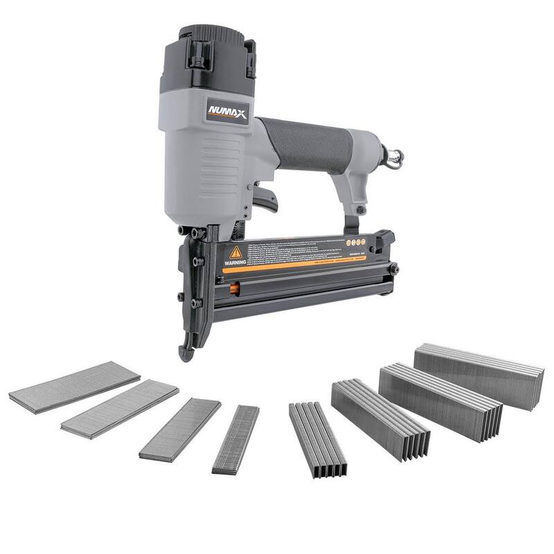 NuMax Pneumatic 2 en 1 Clavadora y Grapadora de calibre 18 con sujetadores (4000 piezas) - S2118GWN