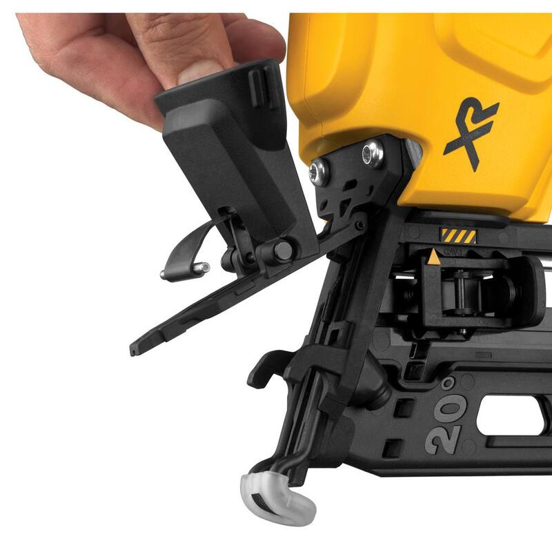Kit de clavadora angular inalámbrica DEWALT 20V MAX de calibre 16 y 20V MAX 1/4 pulg. Destornillador de impacto inalámbrico - DCN660D1 w/DCF885B