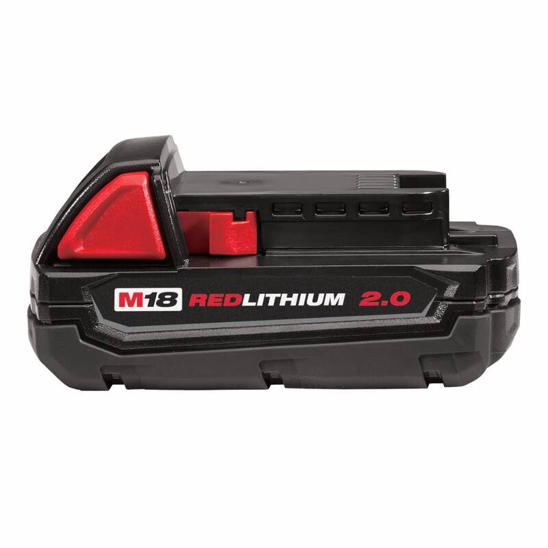 Milwaukee M18 FUEL 18-Volt Lithium-Ion Brushless Cordless Gen II 18-Gauge Brad Nailer con pistola de calafatear M18 y batería M18 CP2.0 - 2746-20-2641-20-48-11-1820