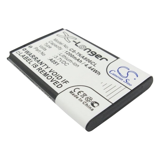 Bsc Preferred Telefunken FHD 170 5 1200mAh Camera Replacement Battery - CS-TKA806CL.7