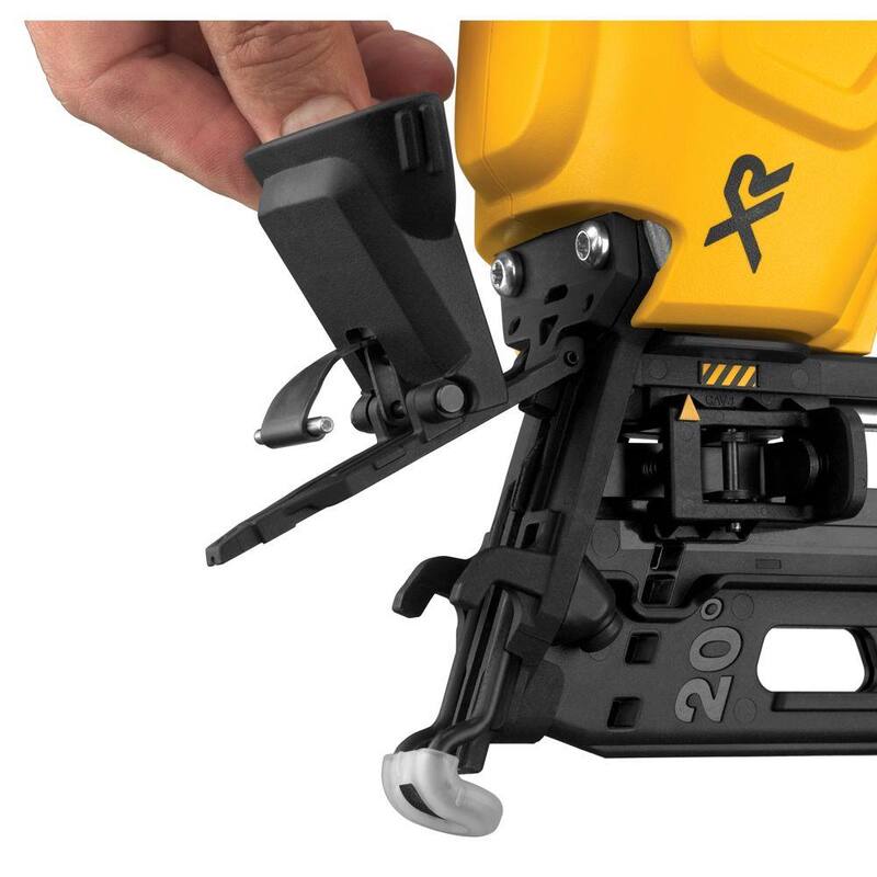 Clavadora angular sin cable DEWALT 20V MAX de 16 calibres con batería de iones de litio de 20V MAX 5.0Ah - DCN660BW205