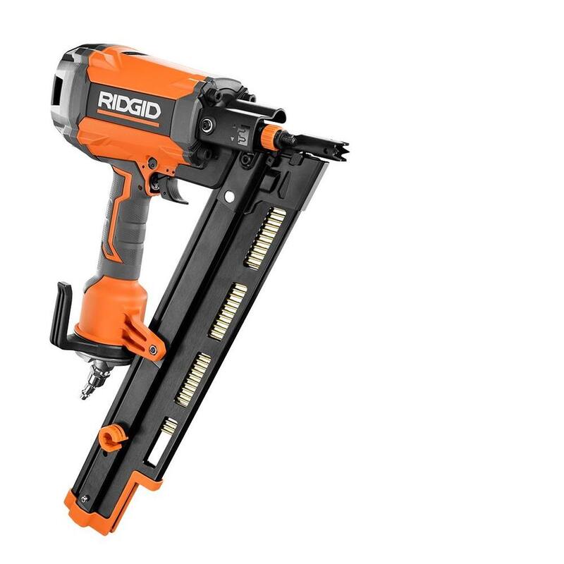 Clavadora neumática de cabezal redondo de 21 grados y 3-1/2 pulgadas RIDGID - R350RHF