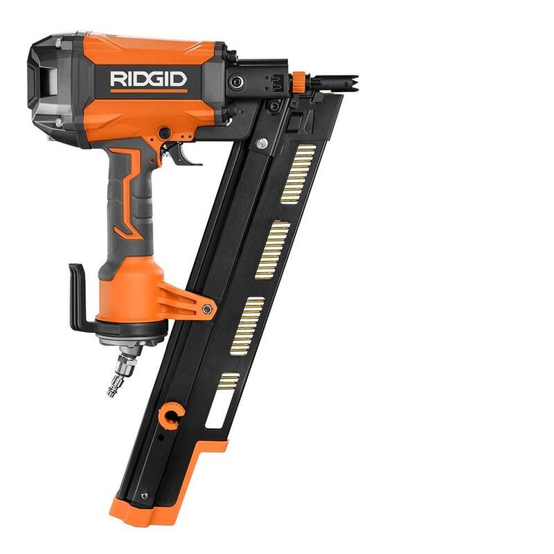 Clavadora neumática de cabezal redondo de 21 grados y 3-1/2 pulgadas RIDGID - R350RHF