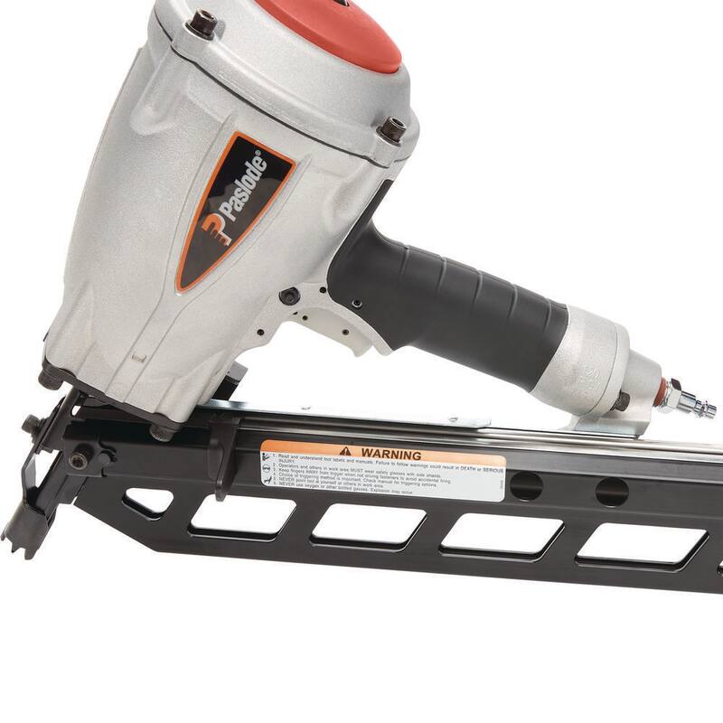 Clavadora neumática Paslode Pneumatic 3-1/2 in. 30 grados Air Corded PowerMaster Plus con cabeza recortada - 501000