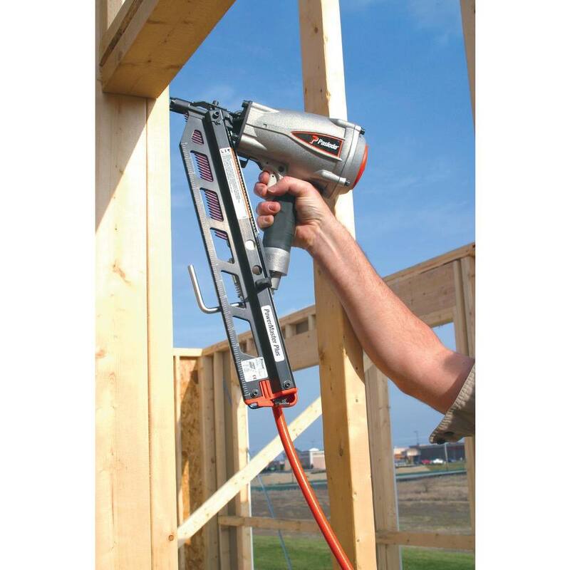 Clavadora neumática Paslode Pneumatic 3-1/2 in. 30 grados Air Corded PowerMaster Plus con cabeza recortada - 501000