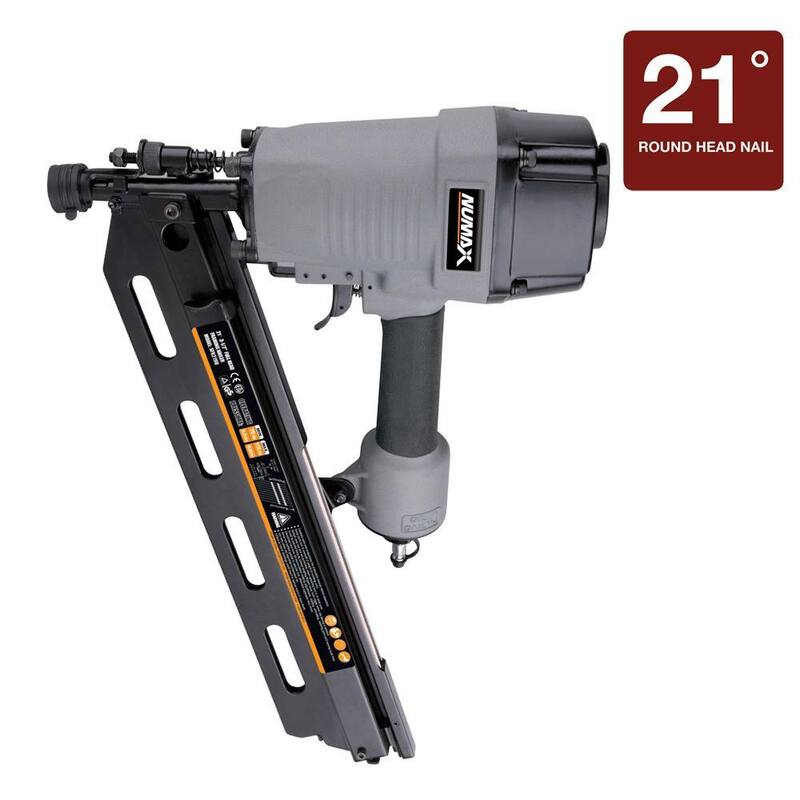 NuMax Pneumatic 21 Degree 3-1/2 in. Framing Nailer - SFR2190

Clavadora neumática de 21 grados y 3-1/2 pulgadas - SFR2190