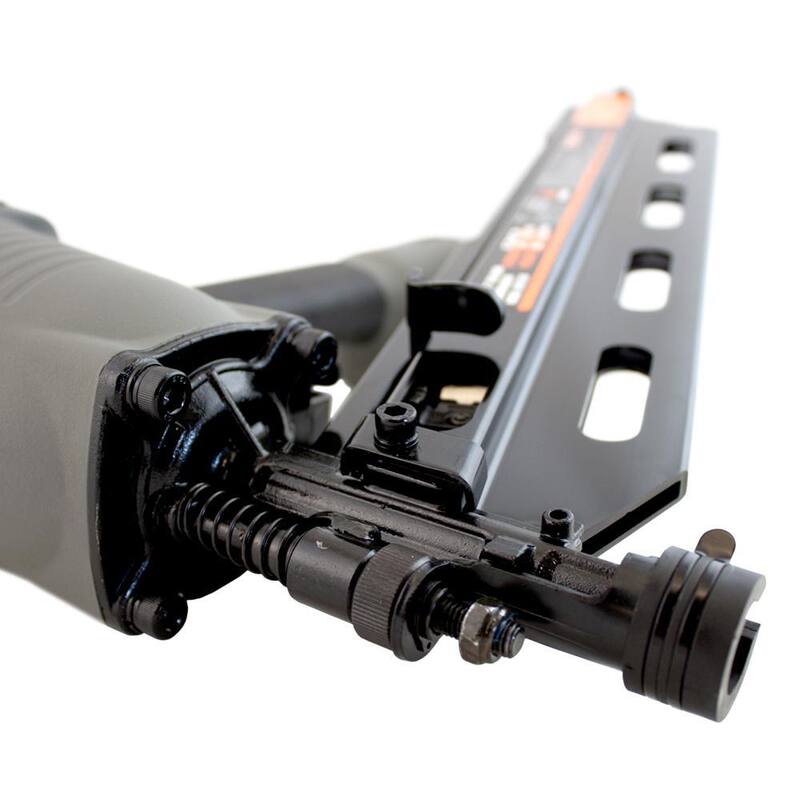 NuMax Pneumatic 21 Degree 3-1/2 in. Framing Nailer - SFR2190

Clavadora neumática de 21 grados y 3-1/2 pulgadas - SFR2190