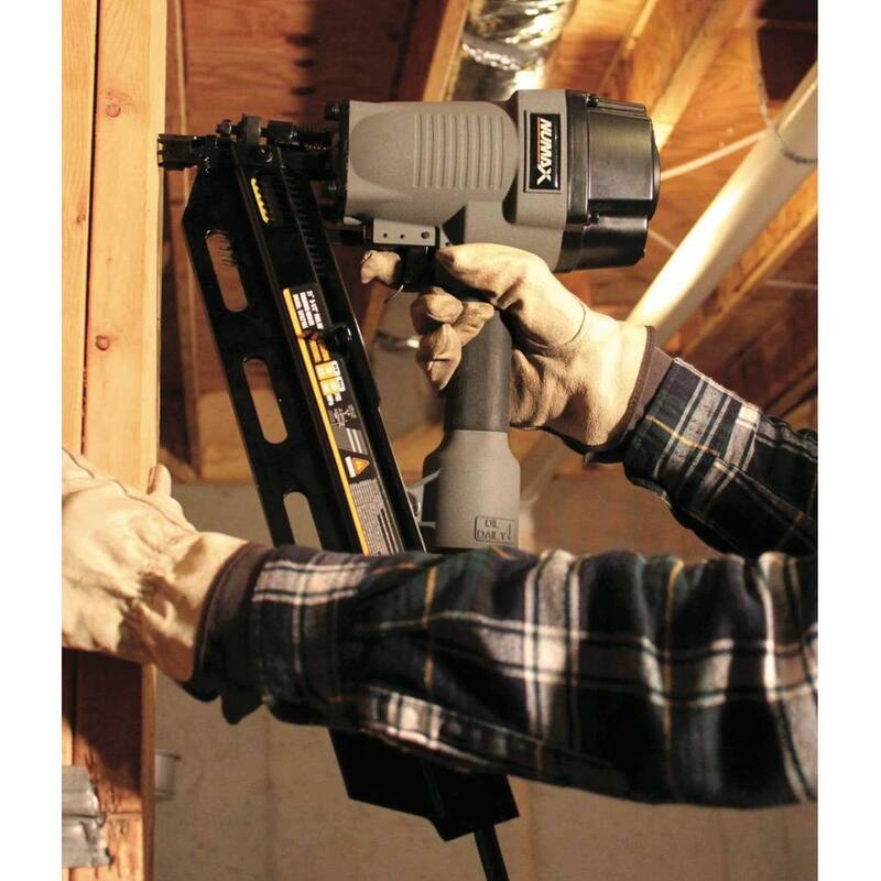 NuMax Pneumatic 21 Degree 3-1/2 in. Framing Nailer - SFR2190

Clavadora neumática de 21 grados y 3-1/2 pulgadas - SFR2190