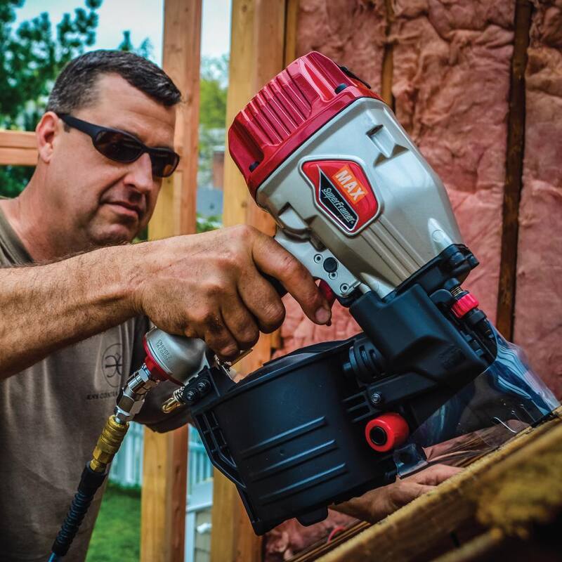 MAX SuperFramer 15 degree Coil Framing Nailer - CN890F2

Clavadora de armazones en bobina de 15 grados MAX SuperFramer - CN890F2