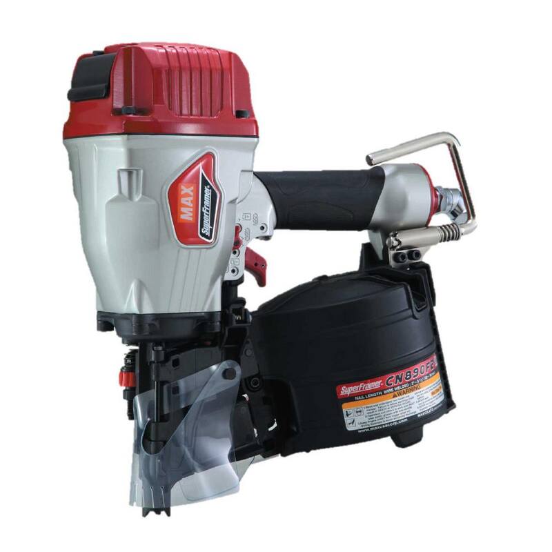 MAX SuperFramer 15 degree Coil Framing Nailer - CN890F2

Clavadora de armazones en bobina de 15 grados MAX SuperFramer - CN890F2