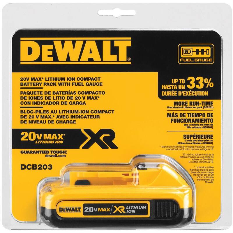 DEWALT 20V MAX XR Litio-Ion Clavadora Inalámbrica para Molduras a 30 grados, Clavadora de Brad de Calibre 18 y (1) Batería de 4.0Ah y (1) Batería de 2.0Ah - DCN692M1w/DCN680B+DCB203