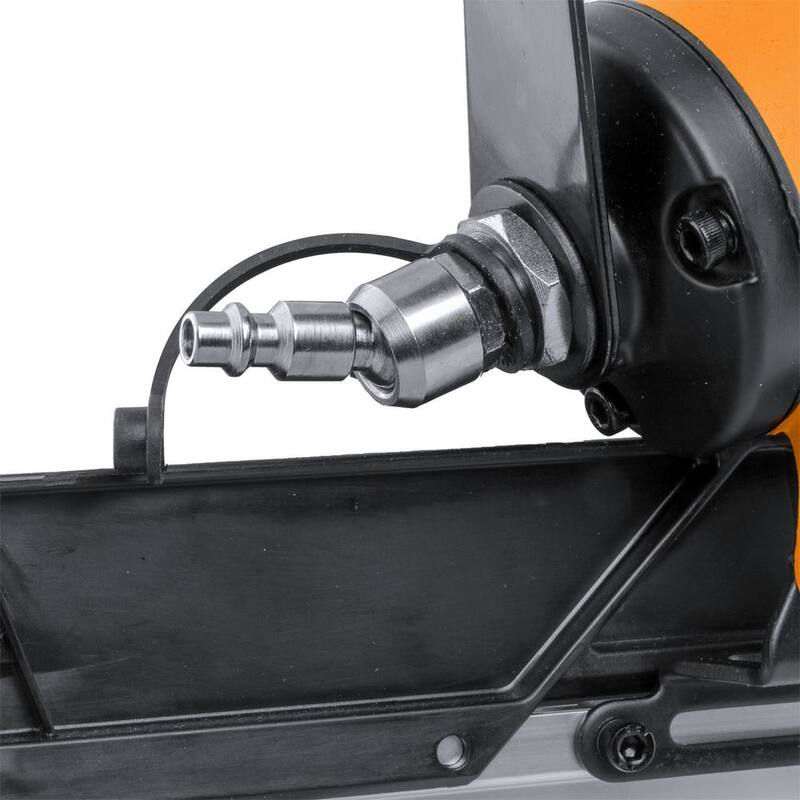 Clavadora de armazón neumática compacta y ligera de segunda generación Freeman de 21 grados con gancho de cinturón de metal y conector de aire NPT de 1/4 de pulgada - G22183CLW