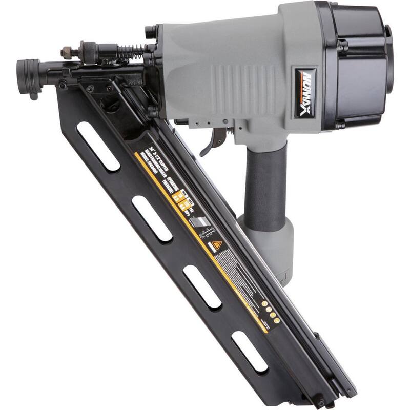 Clavadora para armado de estructuras de cabeza recortada de 34 grados de 3-1/2 pulgadas Neumática NuMax - SFR3490