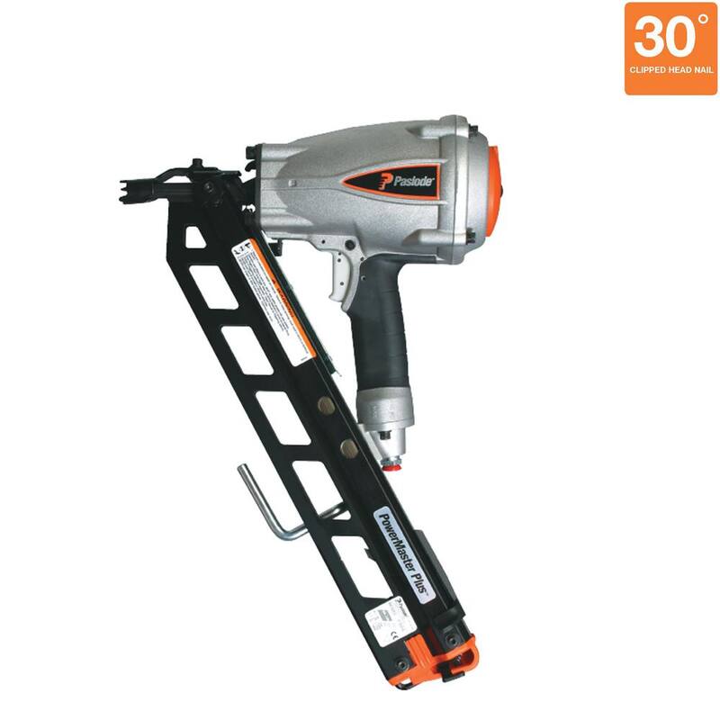 Kit combinado de clavadora neumática Paslode PowerMaster Plus de 30 grados - 9993