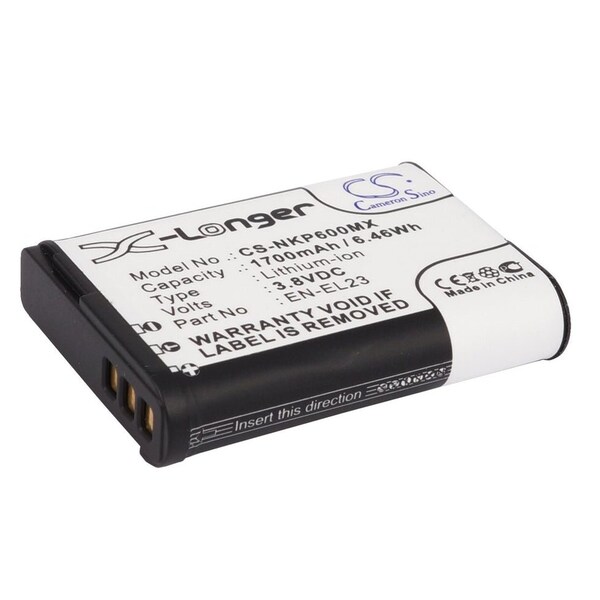 Bsc Preferred Nikon P610s Coolpix P900 Coolpix Coolpix 1700mAh Camera Repl. Battery - CS-NKP600MX
