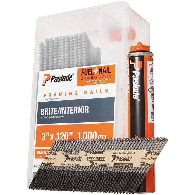Kit combinado de clavadora inalámbrica Paslode CFN325XP con batería de iones de litio de 30 grados, incluye Brite FNP - 906300FN