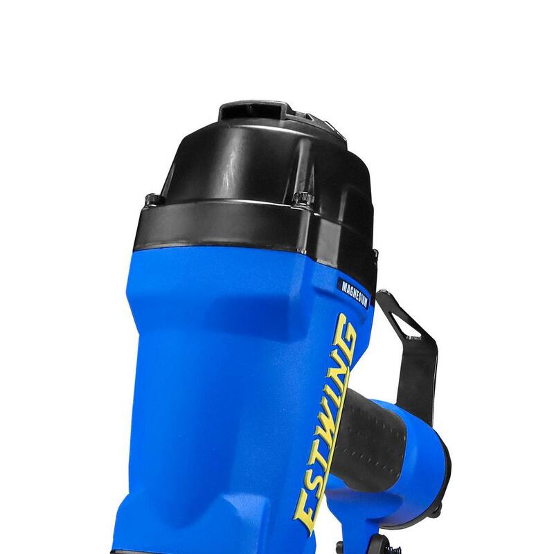 Clavadora neumática de bobina para marcos de 15 grados con ajuste giratorio industrial de 1/4 de pulgada NPT y bolsa - ECN90