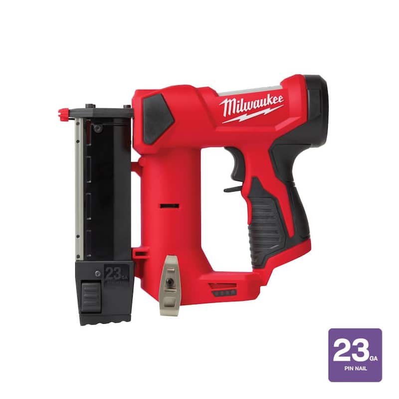 Milwaukee M12 12-Volt 23-Gauge Lithium-Ion Clavadora sin Cable para Clavos (Herramienta Solamente) - 2540-20