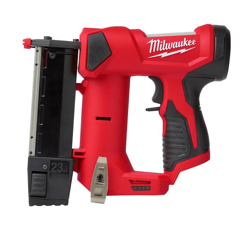 Milwaukee M12 12-Volt 23-Gauge Lithium-Ion Clavadora sin Cable para Clavos (Herramienta Solamente) - 2540-20