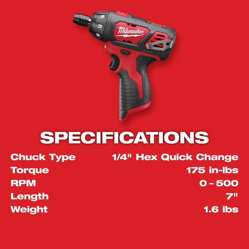 Clavadora inalámbrica Milwaukee M12 12V 23GA con kit de destornillador hexagonal M12 12V 1/4 pulgadas con 2 baterías de 1.5Ah, cargador y bolso de herramientas - 2540-20-2401-22